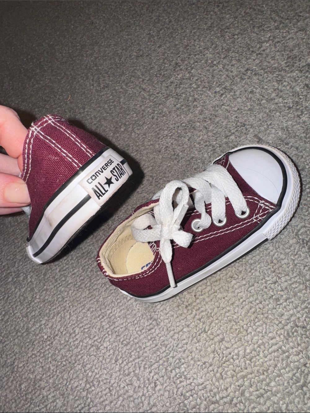 Converse Toddler maroon